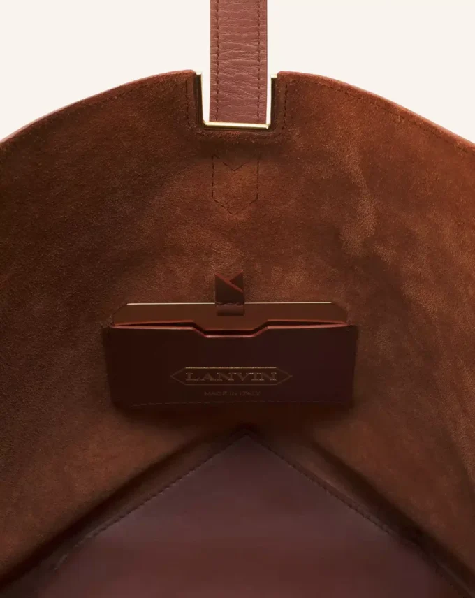 Sac seau moyen en cuir Catch by Lanvin