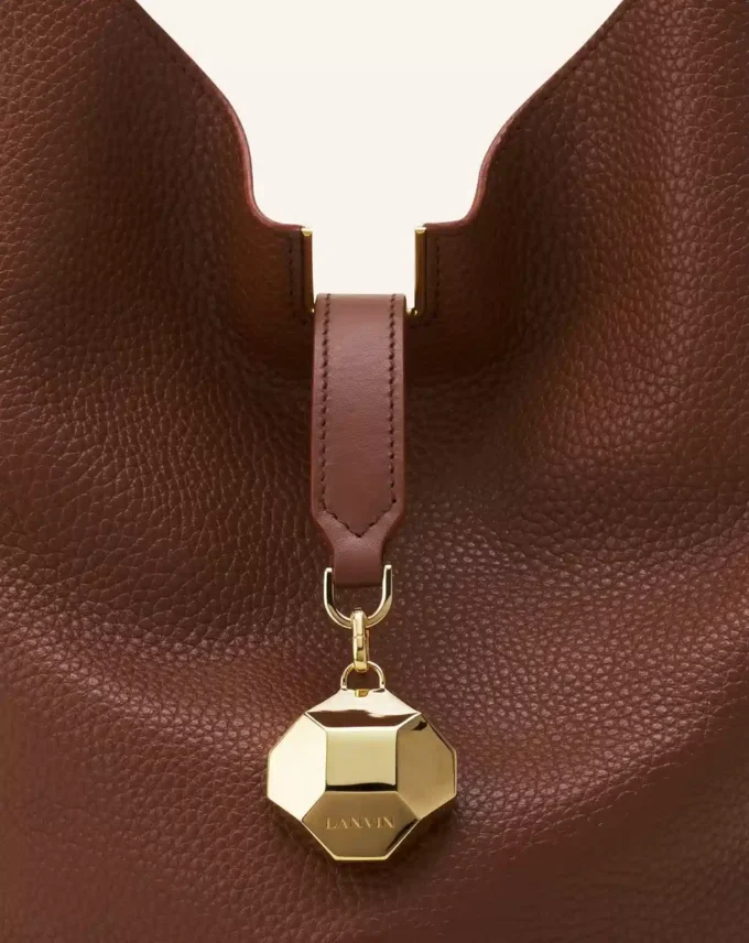 Sac seau moyen en cuir Catch by Lanvin