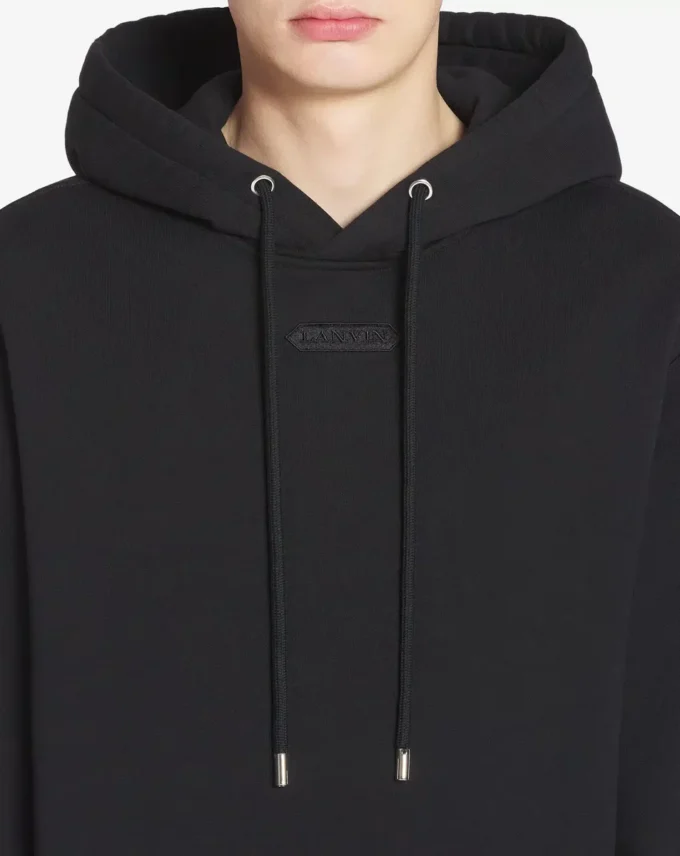Sweat à capuche ample Lanvin Detail