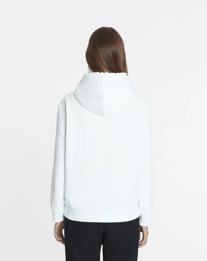 Sweat à capuche brodé de perles Lanvin