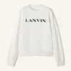 Sweat-shirt en coton brodé Lanvin