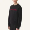 Sweat-shirt en coton brodé Lanvin