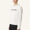 Sweat-shirt en coton brodé Lanvin