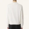 Sweat-shirt en coton brodé Lanvin