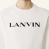 Sweat-shirt en coton brodé Lanvin