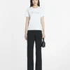 T-shirt brodé de perles Lanvin