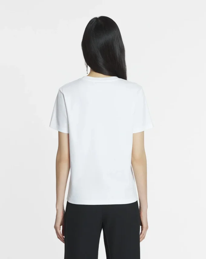 T-shirt brodé de perles Lanvin