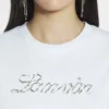 T-shirt brodé de perles Lanvin