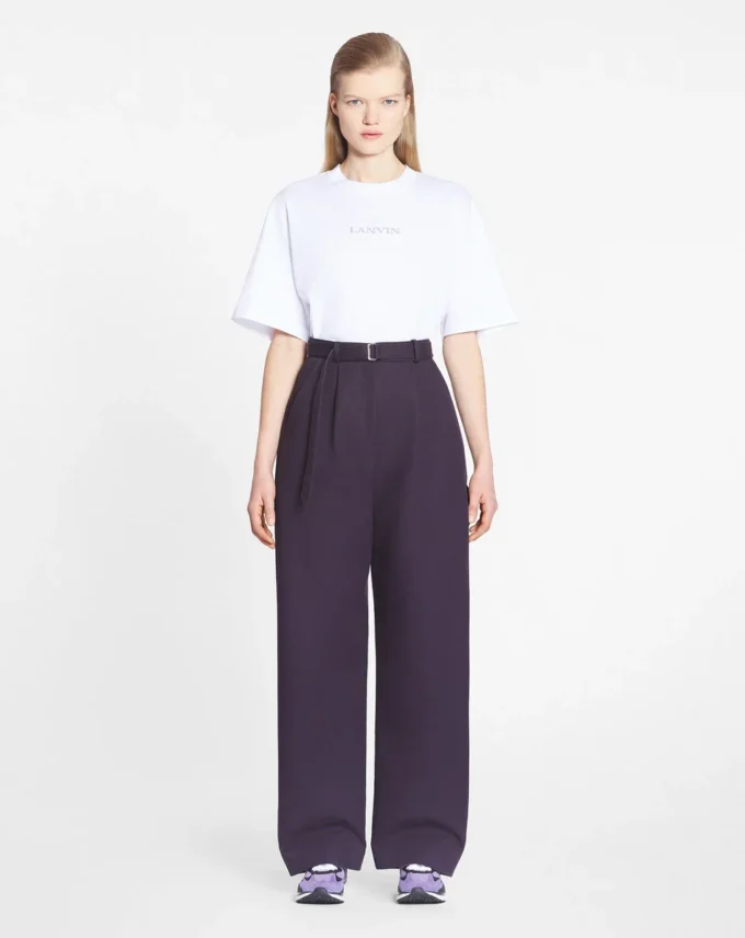 T-shirt brodé Lanvin