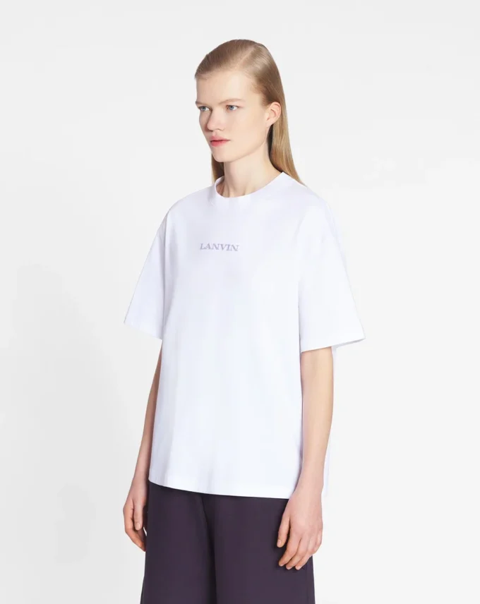 T-shirt brodé Lanvin