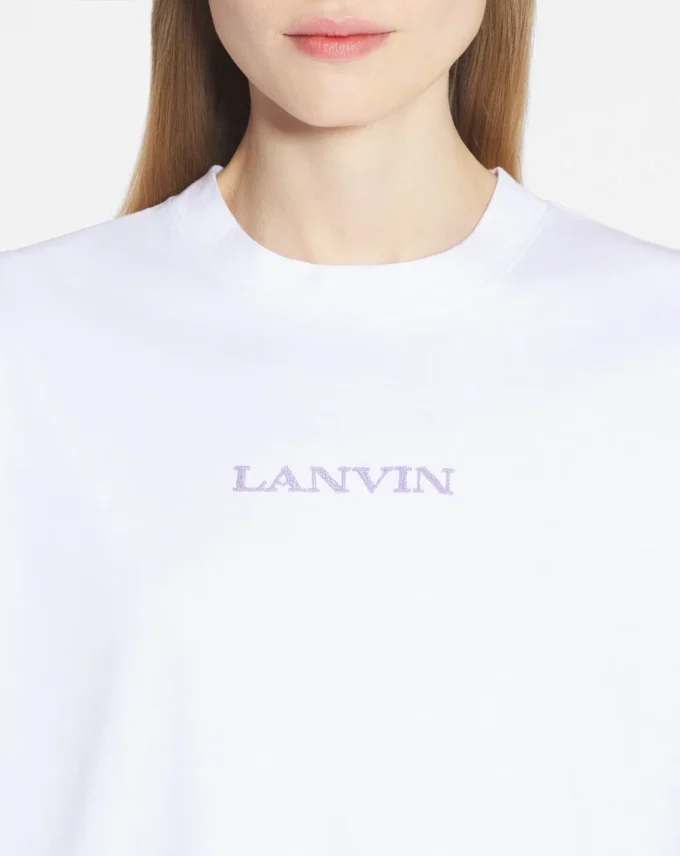 T-shirt brodé Lanvin