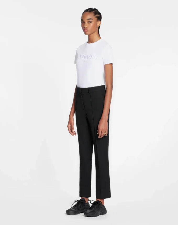 T-shirt brodé Lanvin coupe classique
