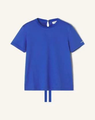 T-shirt en coton avec détail ruban