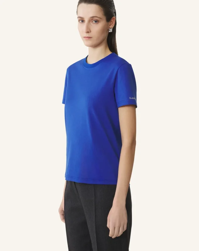 T-shirt en coton avec détail ruban