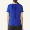 T-shirt en coton avec détail ruban