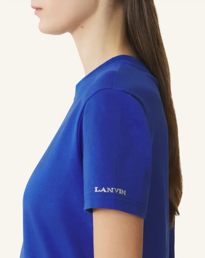 T-shirt en coton avec détail ruban