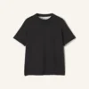 T-shirt en coton avec détails en soie