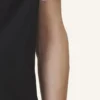 T-shirt en coton avec détails en soie