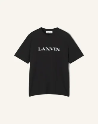 T-shirt en coton brodé Lanvin