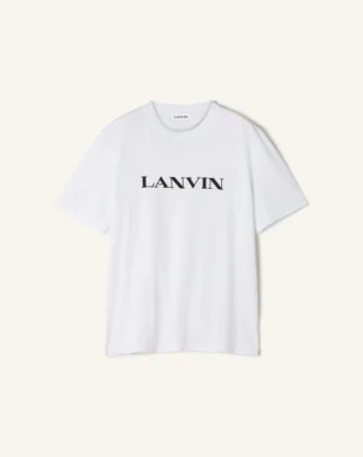 T-shirt en coton brodé Lanvin