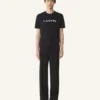 T-shirt en coton brodé Lanvin
