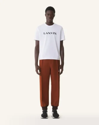T-shirt en coton brodé Lanvin