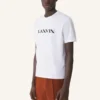 T-shirt en coton brodé Lanvin