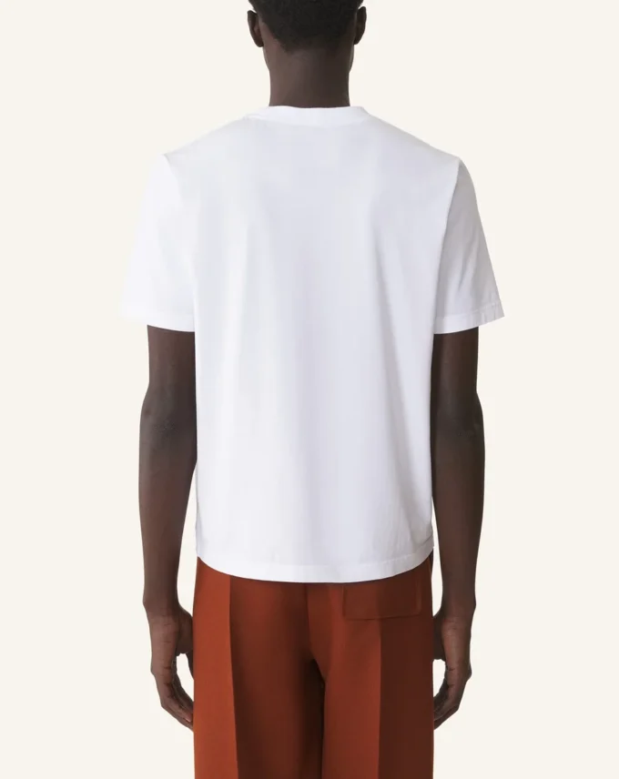 T-shirt en coton brodé Lanvin
