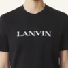 T-shirt en coton brodé Lanvin