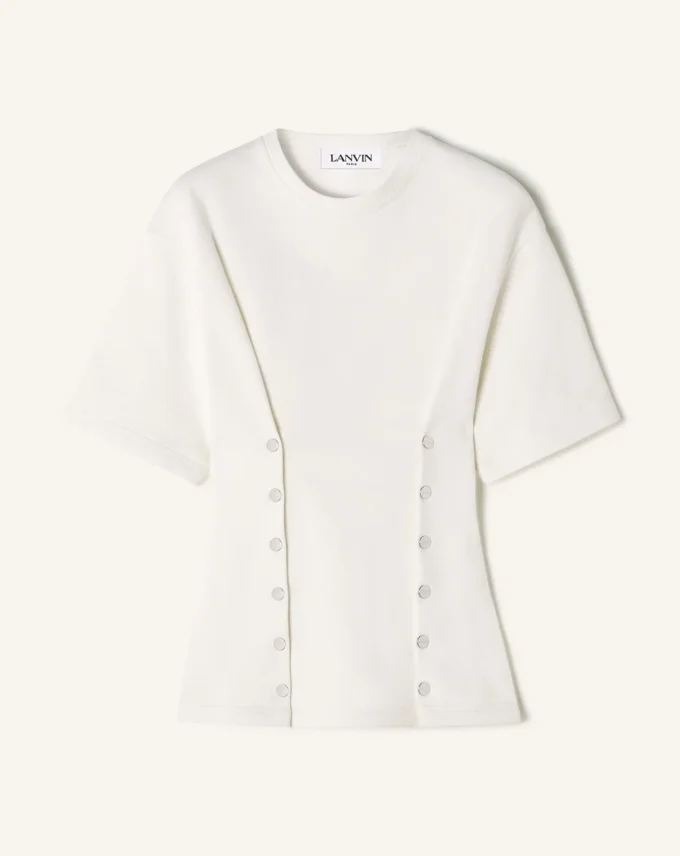 T-shirt en coton molletonné