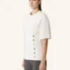 T-shirt en coton molletonné