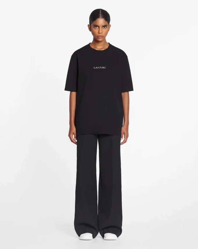 T-shirt unisexe avec logo Lanvin