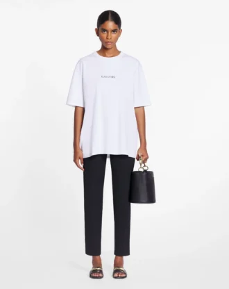 T-shirt unisexe avec logo Lanvin