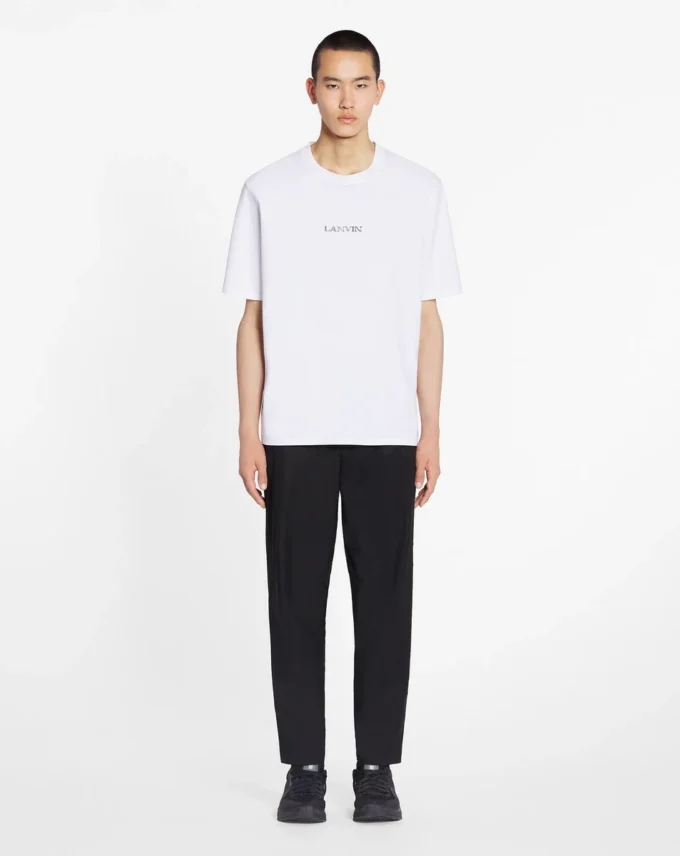 T-shirt unisexe avec logo Lanvin