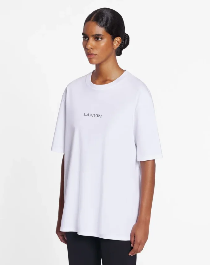 T-shirt unisexe avec logo Lanvin