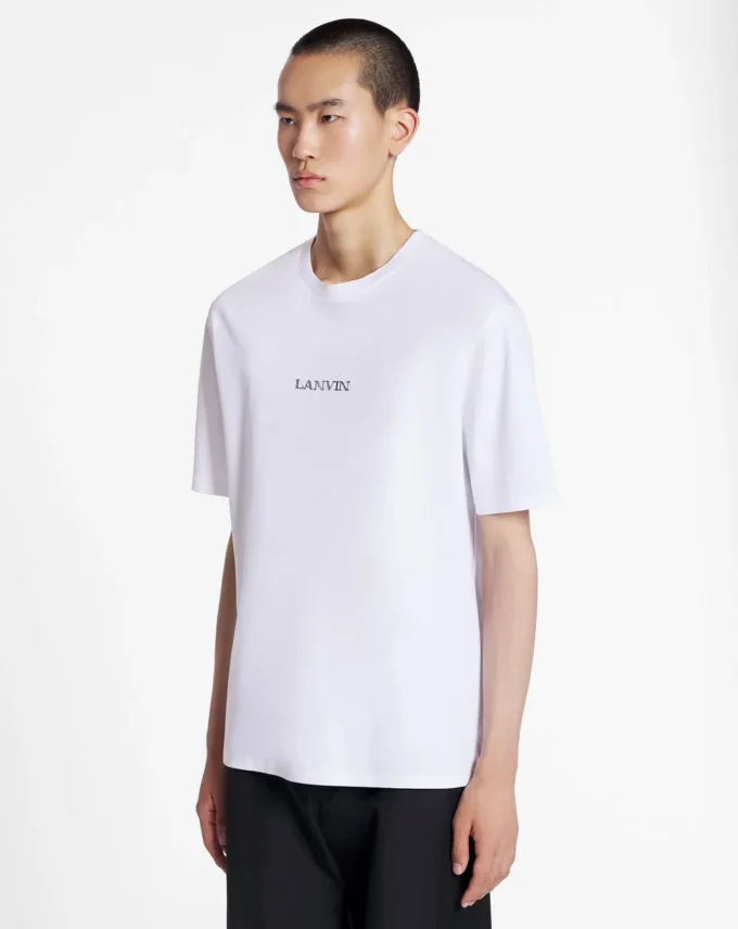 T-shirt unisexe avec logo Lanvin