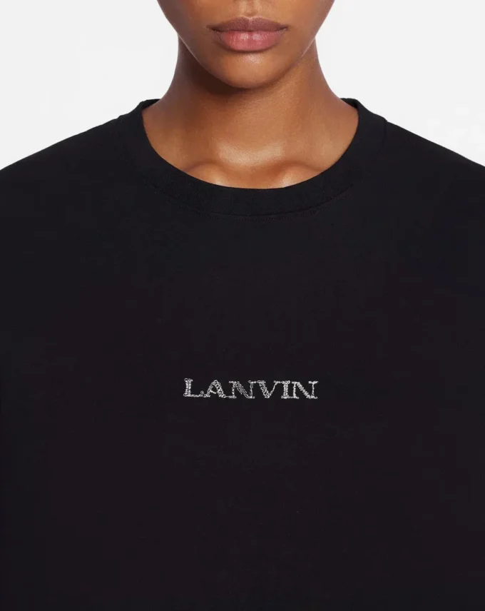 T-shirt unisexe avec logo Lanvin