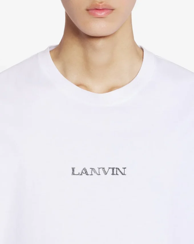 T-shirt unisexe avec logo Lanvin