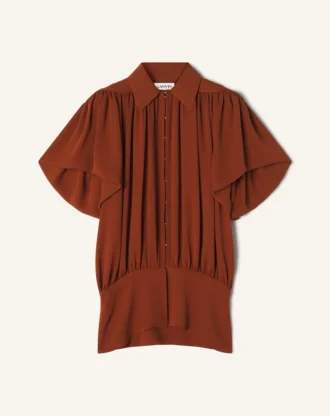 Top en georgette de soie