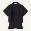 Top en georgette de soie