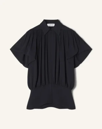 Top en georgette de soie