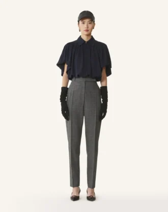 Top en georgette de soie