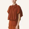 Top en georgette de soie