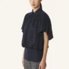 Top en georgette de soie