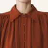 Top en georgette de soie