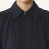 Top en georgette de soie