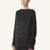 Top fluide en viscose jacquard