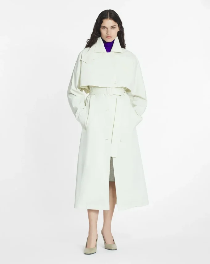 Trench-coat en coton