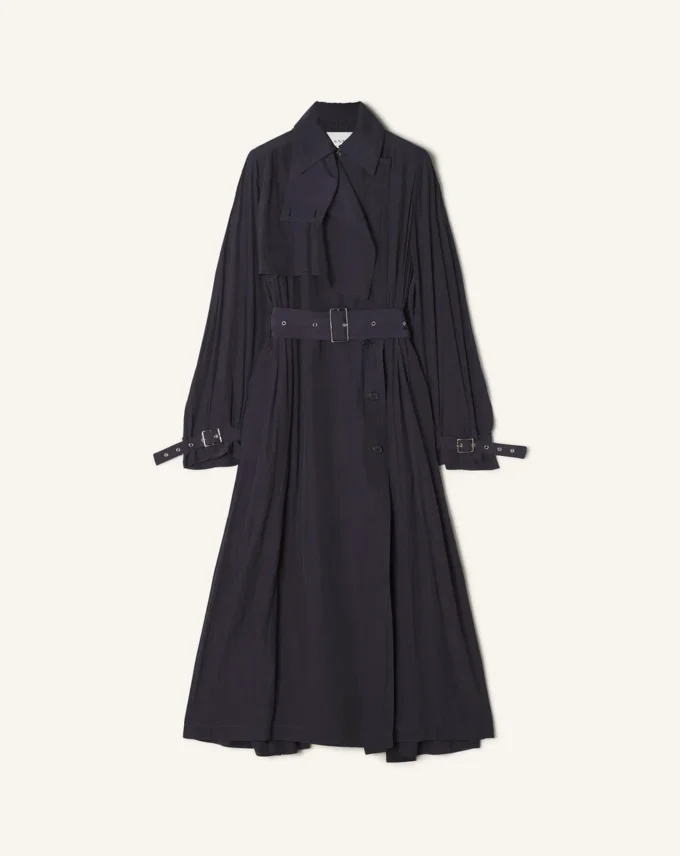 Trench en charmeuse