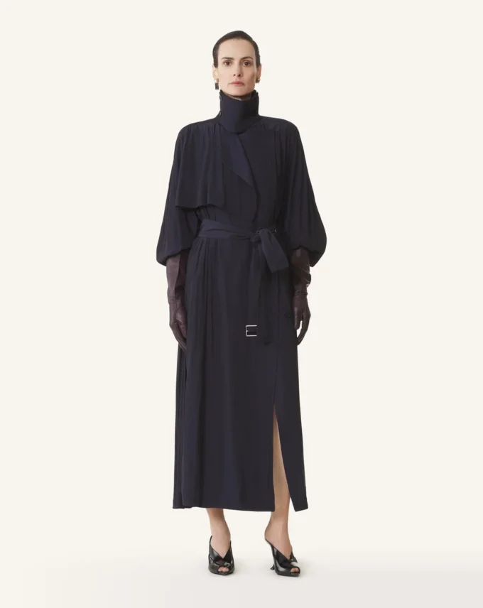 Trench en charmeuse